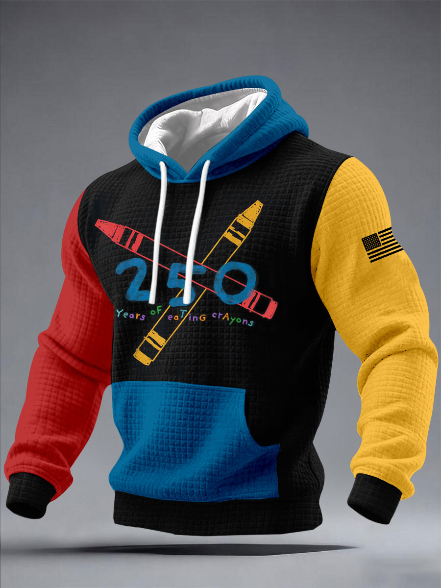 Men's 250 Years Crayon Hoodies