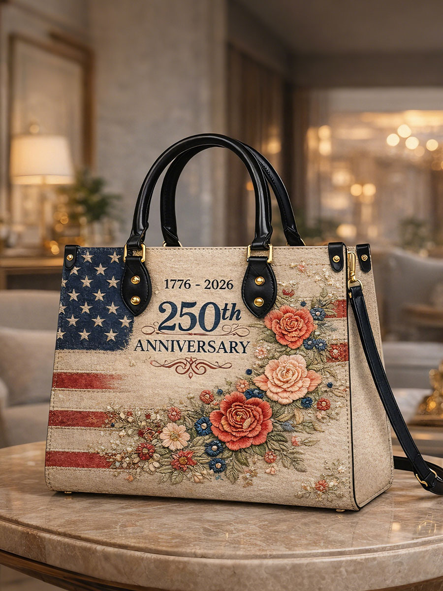 Women's 250th Anniversary Flag Floral Handbags