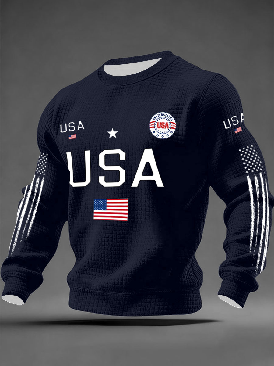 Men's USA Flag Sweatshirts