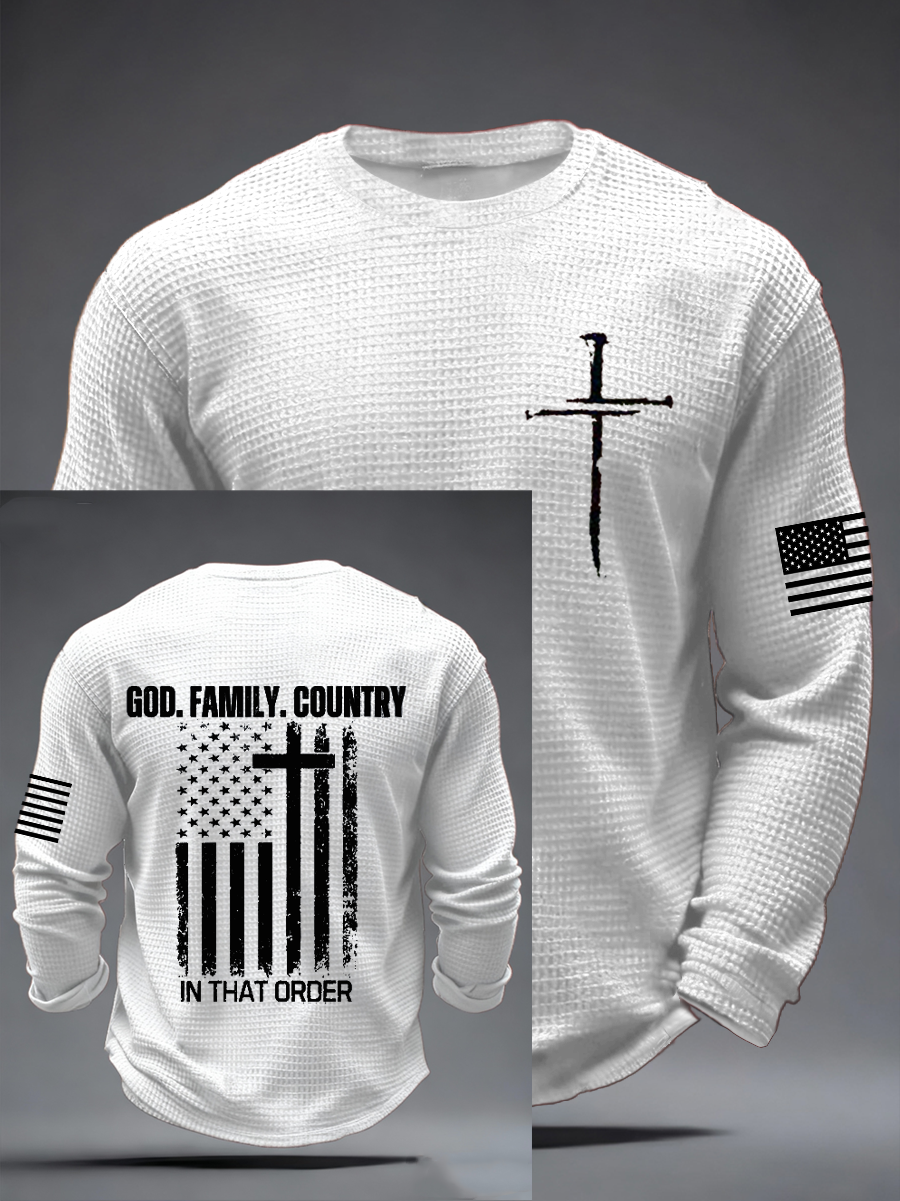 Men's Faith Waffle Long Sleeve T-Shirt