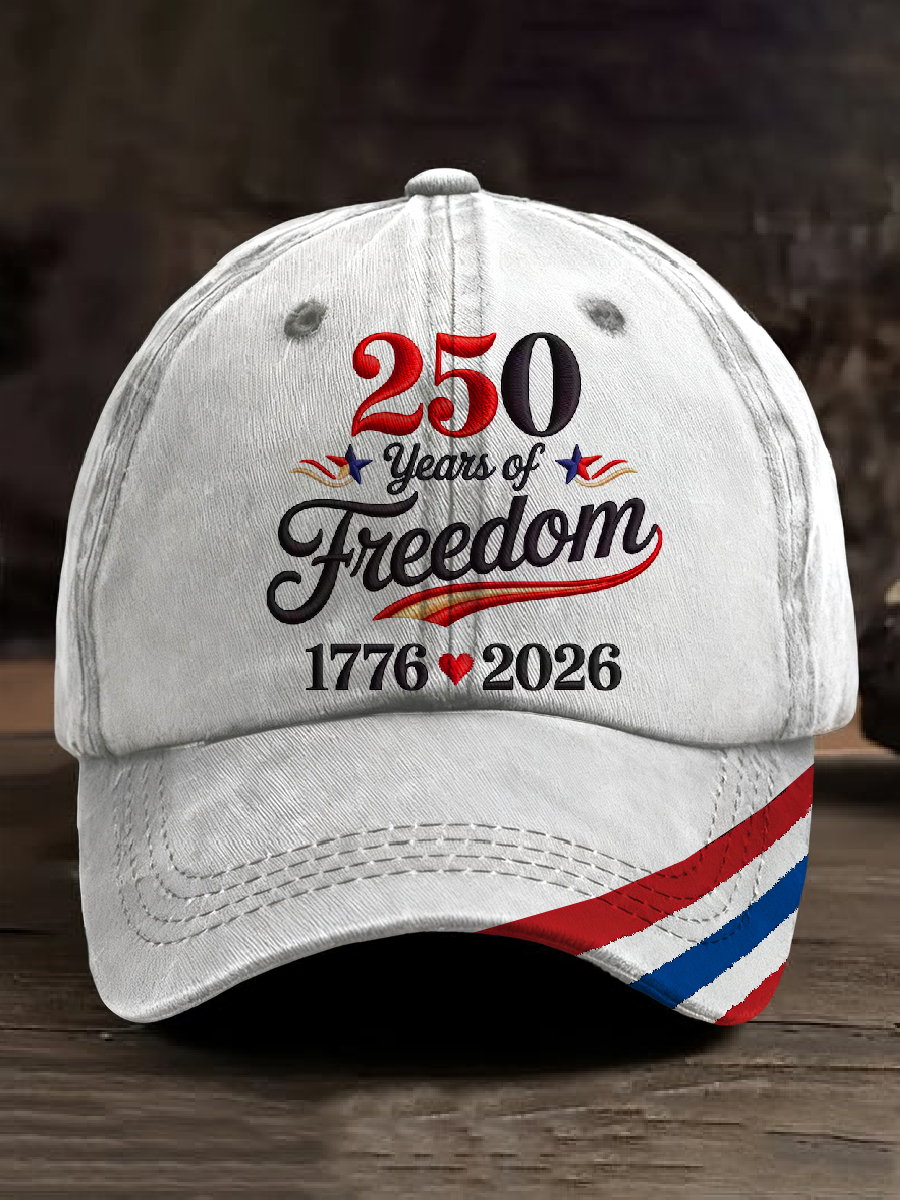 Men's Retro 250th Anniversary Printed Baseball Cap