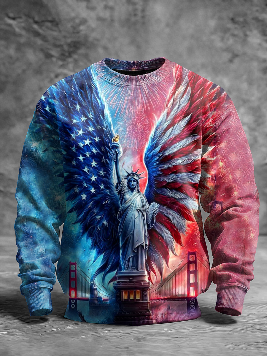 Men's Retro 250th Anniversary Printed Sweatshirt