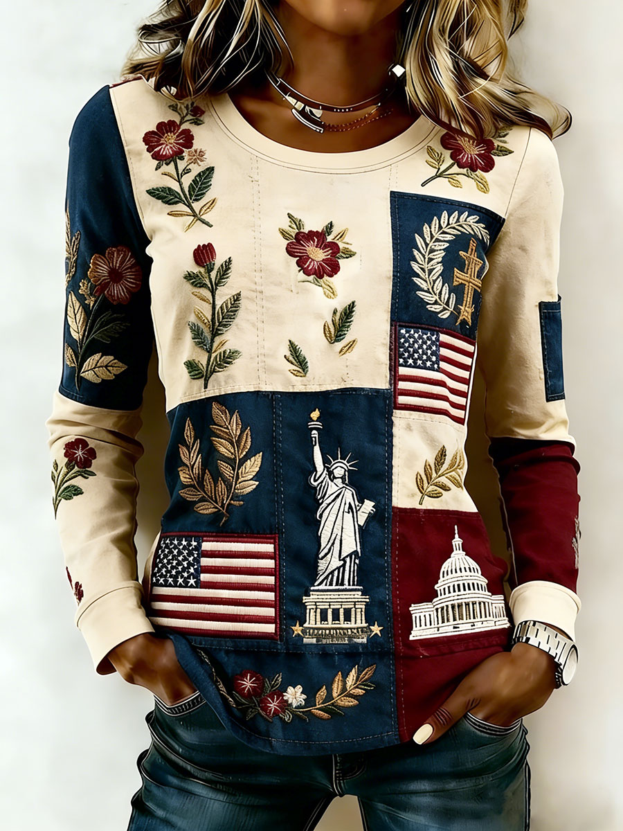 Women's America 1776-2026 Printed Sweatshirts