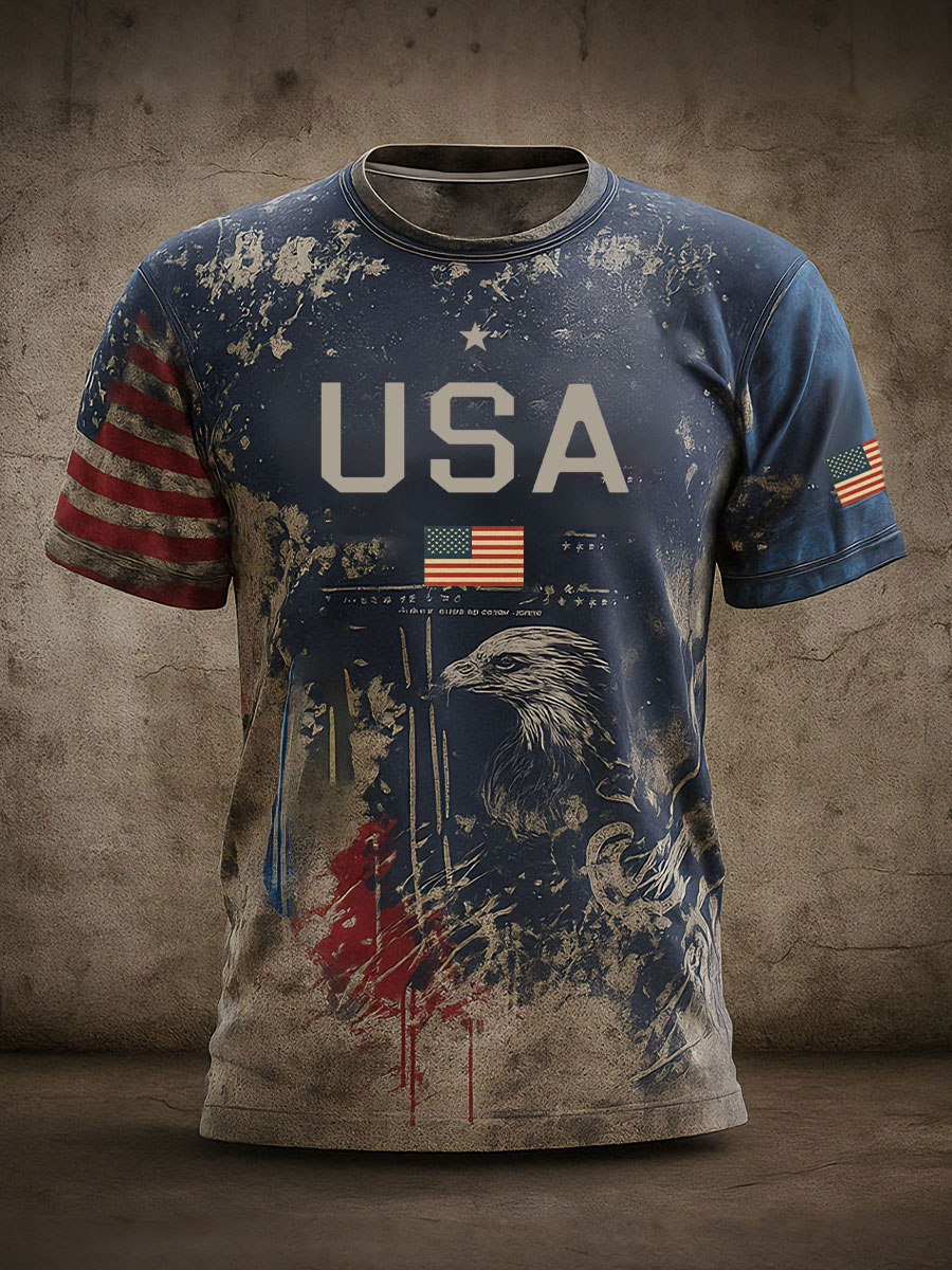 Men's USA Flag T-Shirts