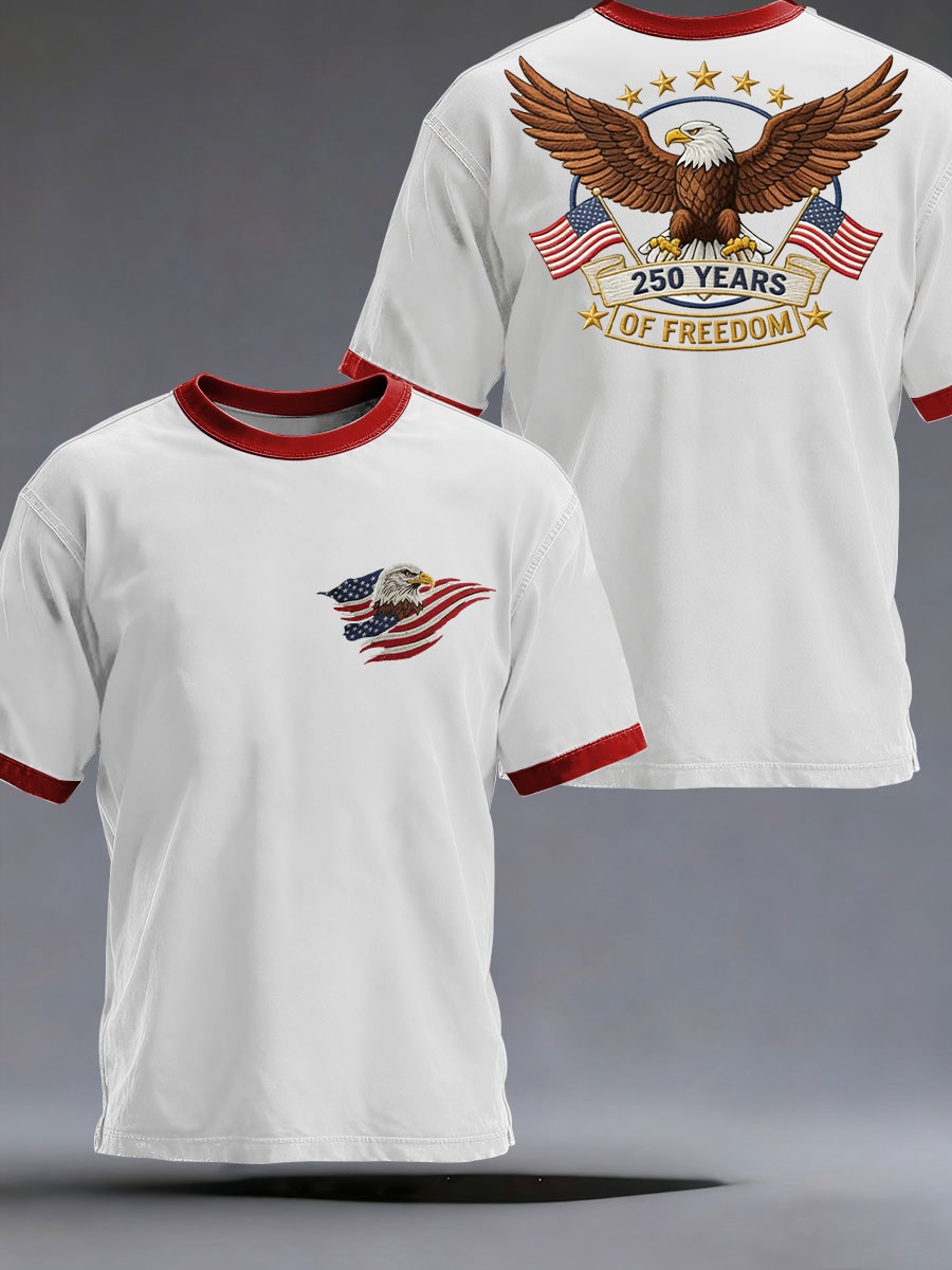 Men's 250th Printed Casual T-Shirt