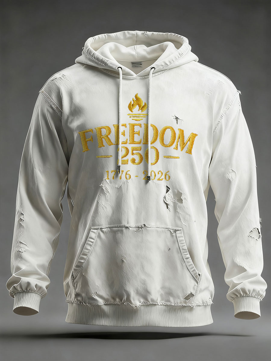 Men's FREEDOM 250 Printed Casual Hoodie