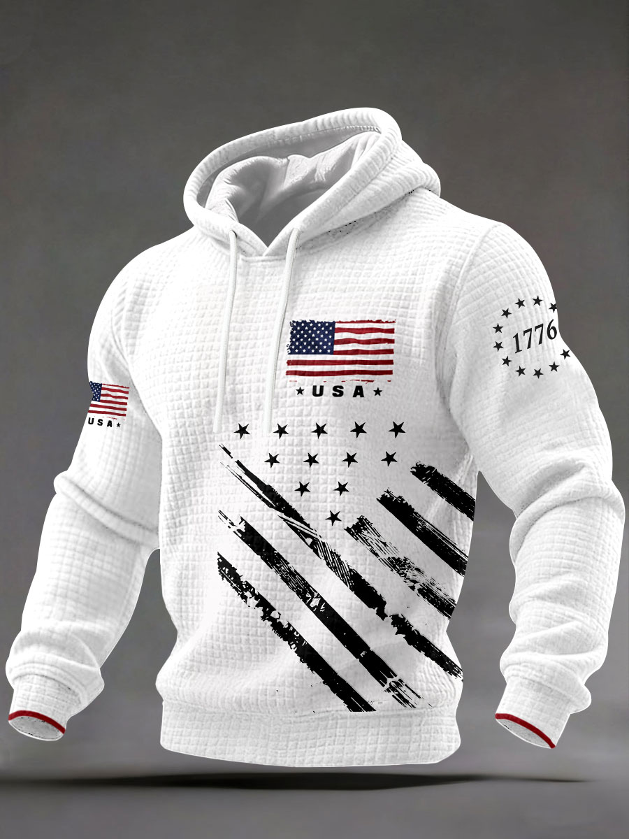 Men's USA Flag Hoodies
