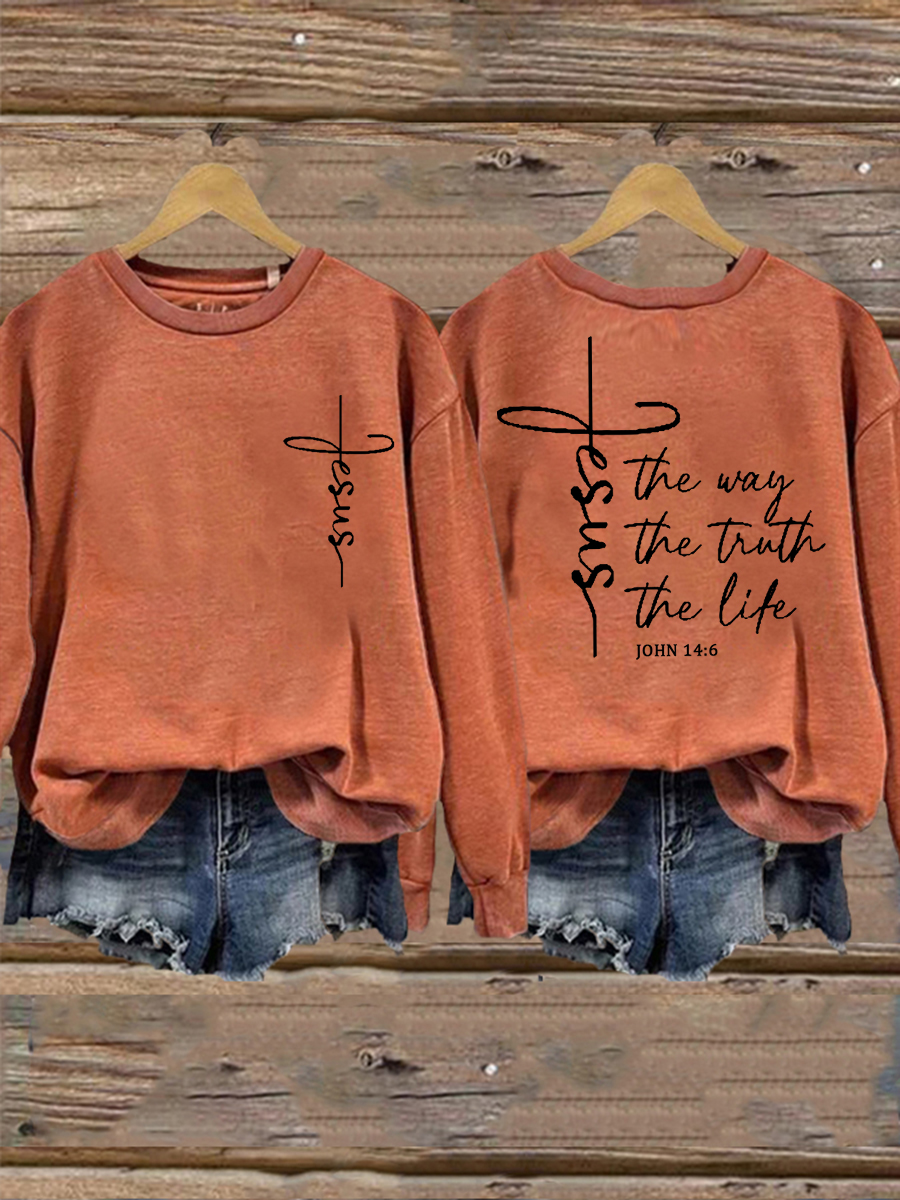 Women's Jesus The Way The Truth The Life Sweatshirt
