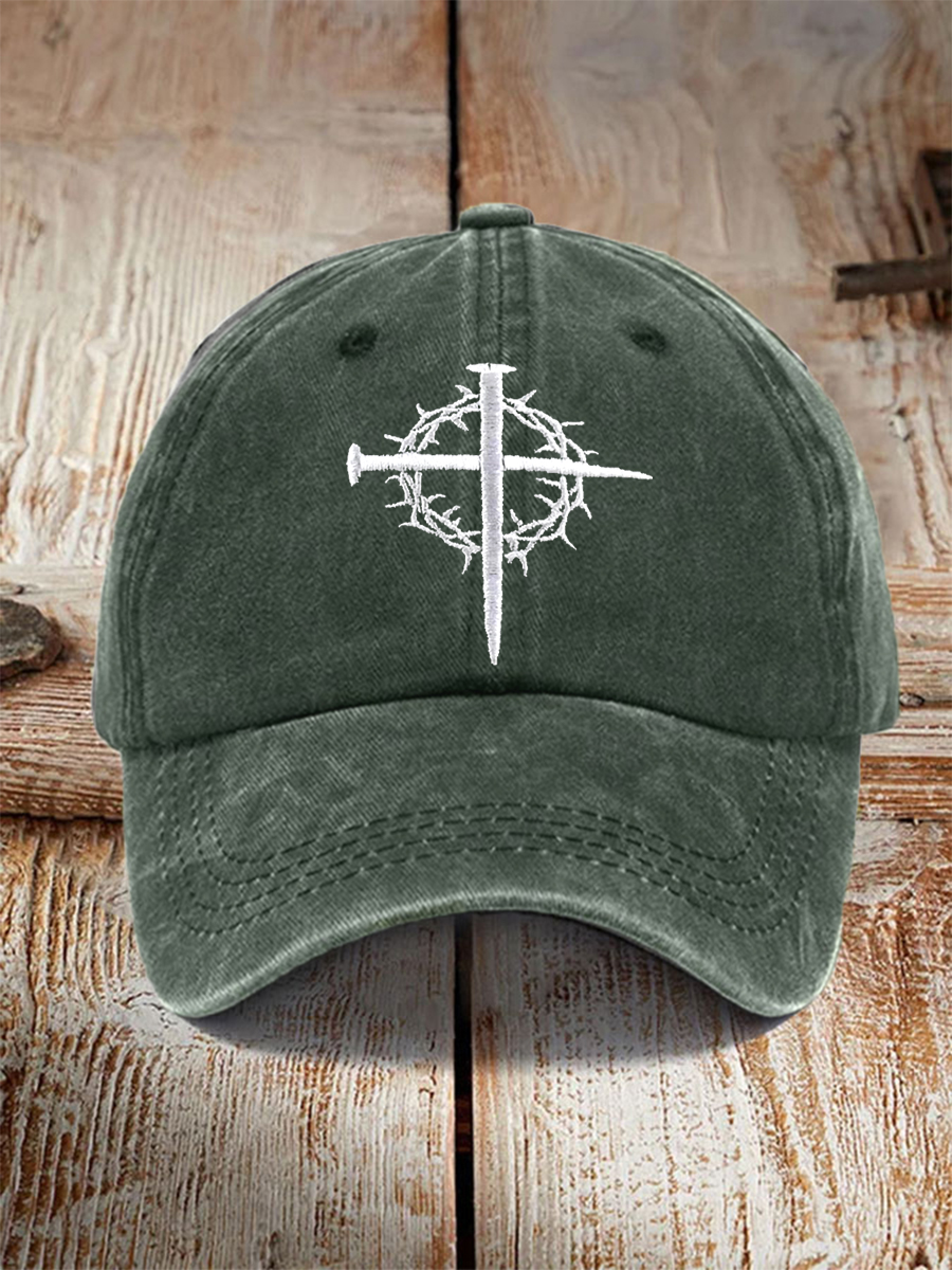 Unisex Cross Faith Print Hat
