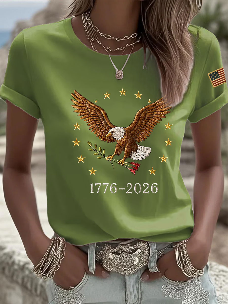 Women's 250th Printed Casual T-Shirt