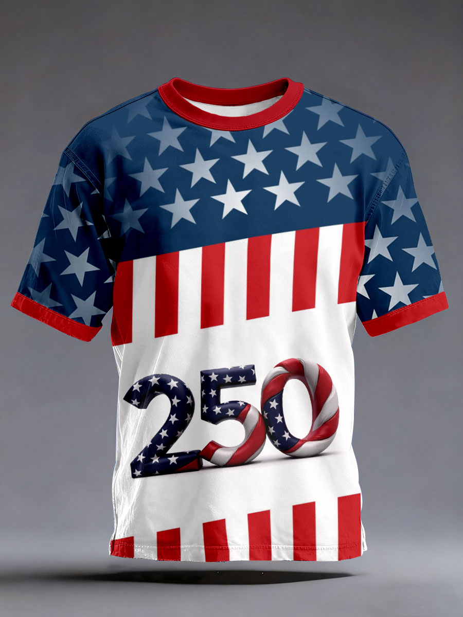 Men's 250 Years National Flag T-Shirts