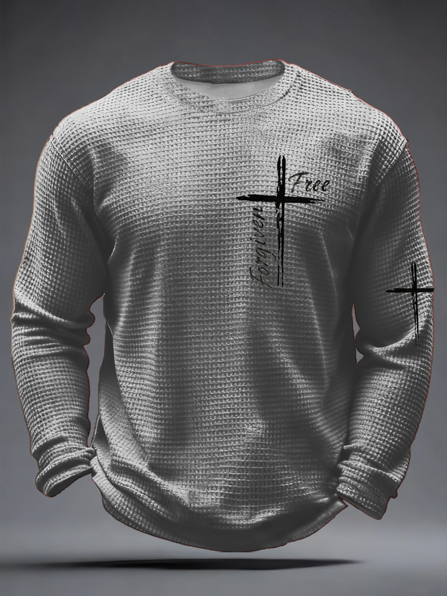 Men's Faith Waffle Long Sleeve T-Shirt