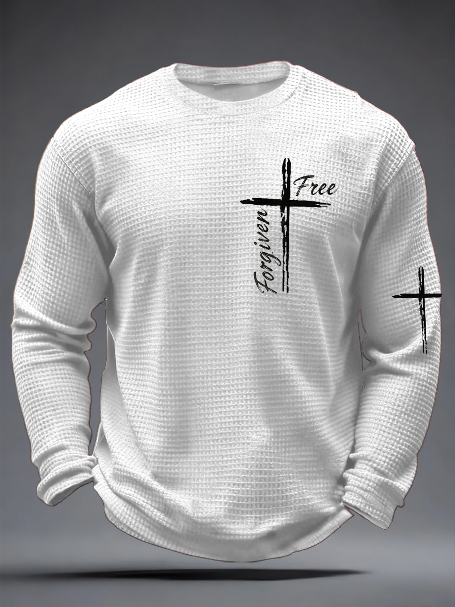 Men's Faith Waffle Long Sleeve T-Shirt