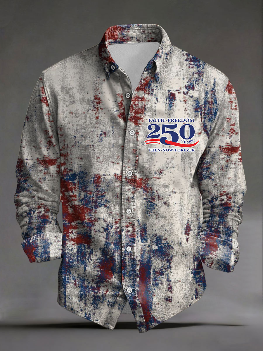 Men's 250th Printed Casual Shirt
