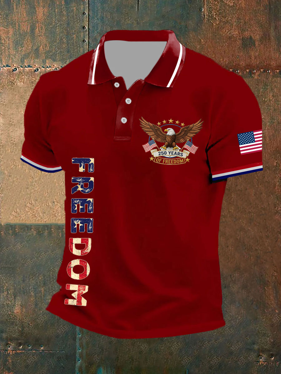 Men's 250th Printed Casual Top