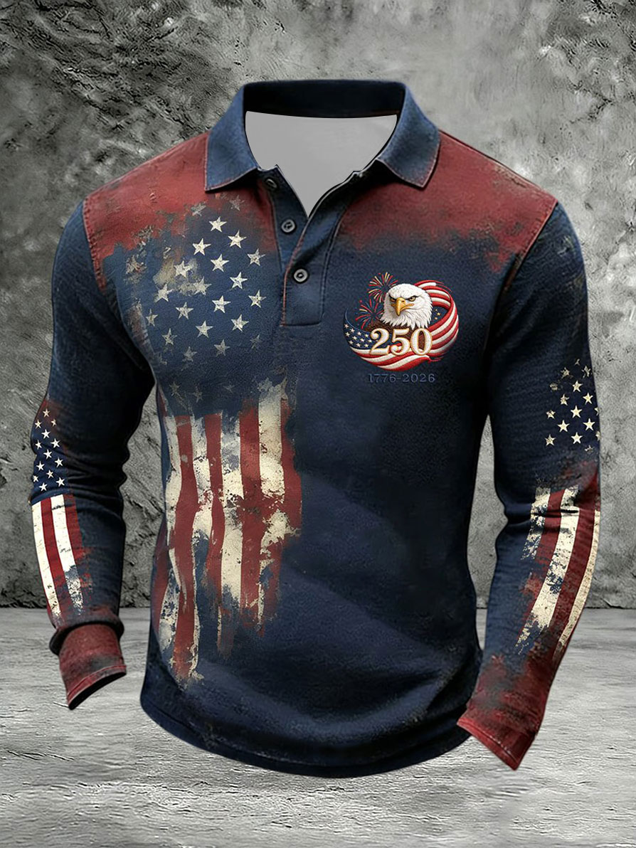 Men's 250th Anniversary Printed Casual Top