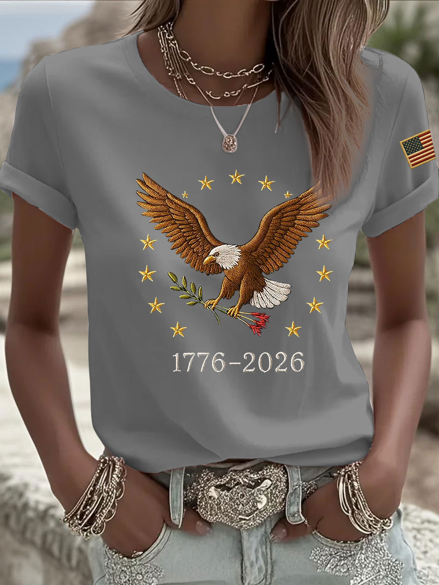 Women's 250th Printed Casual T-Shirt