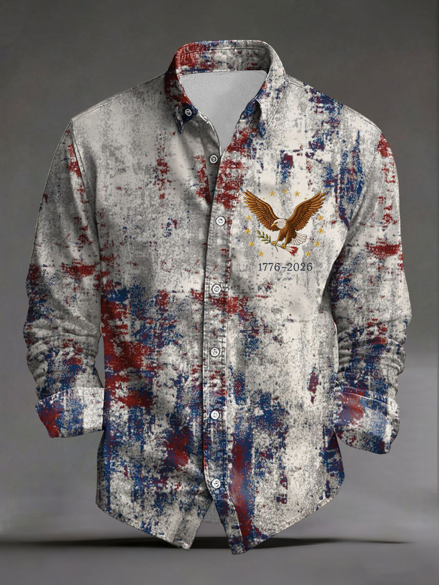 Men's 250th Printed Casual Shirt