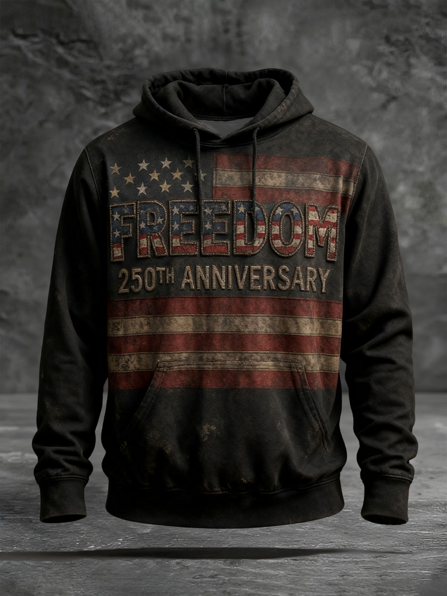 Men's 250th Printed Casual Sweatshirt