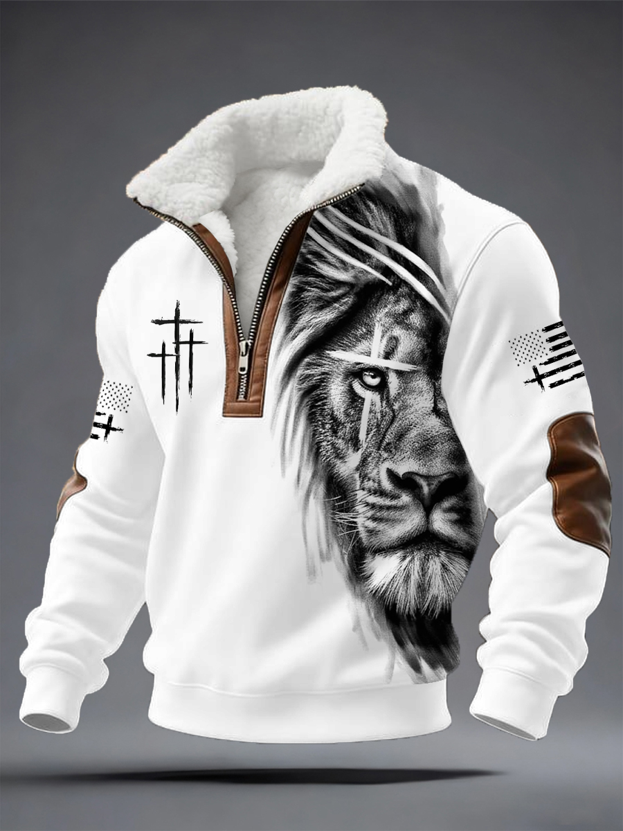 Men's Faith Print Sweatshirt