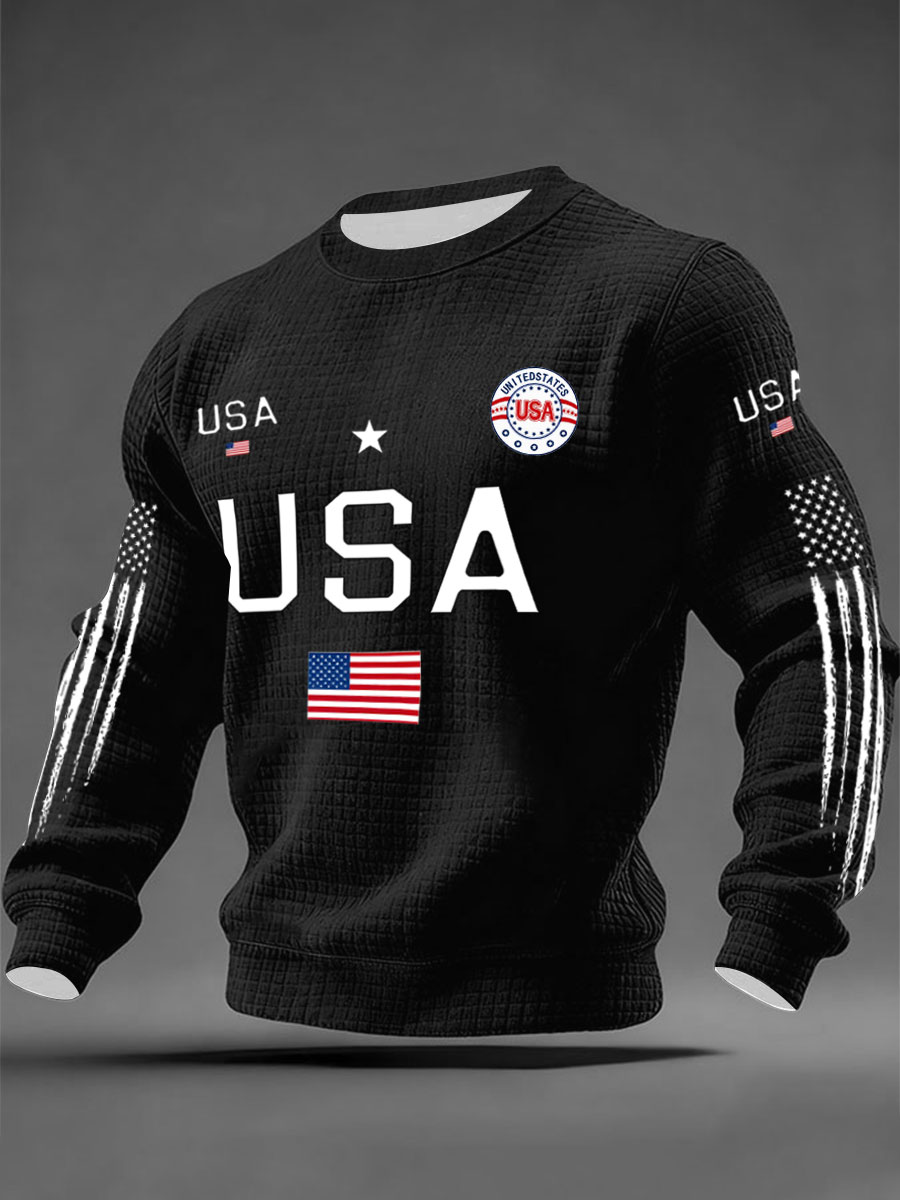 Men's USA Flag Sweatshirts