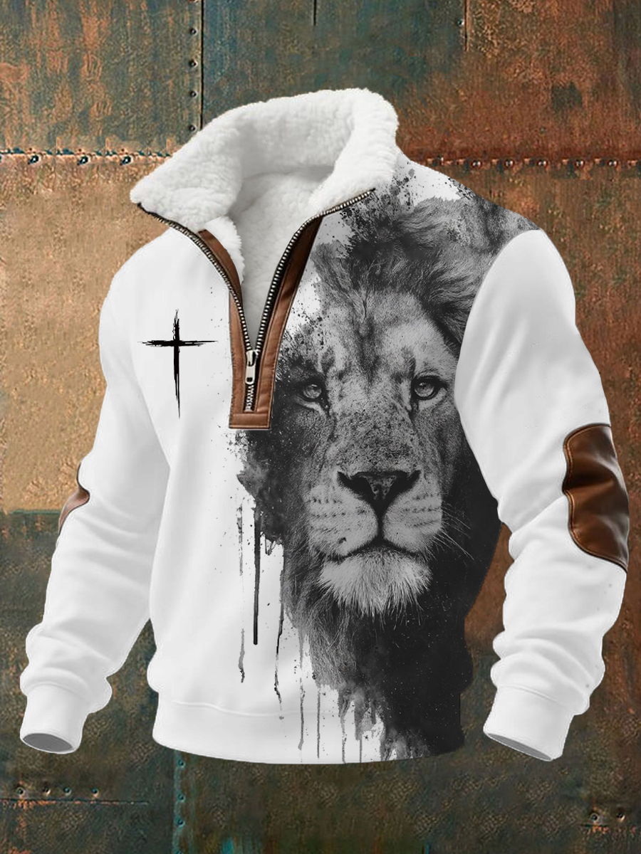 Men's Faith Day Print Sweatshirt