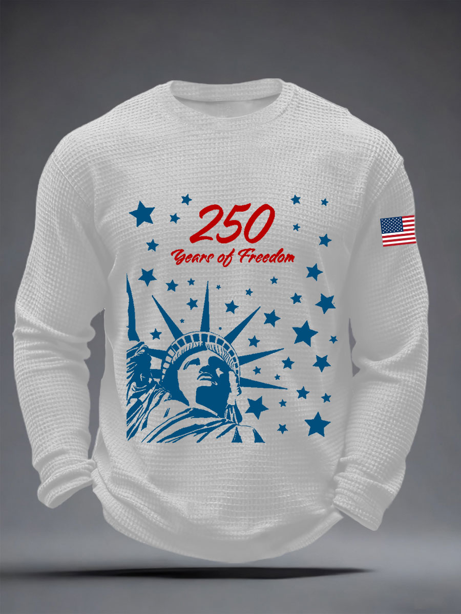 Men's 250th Waffle Long Sleeve T-Shirt