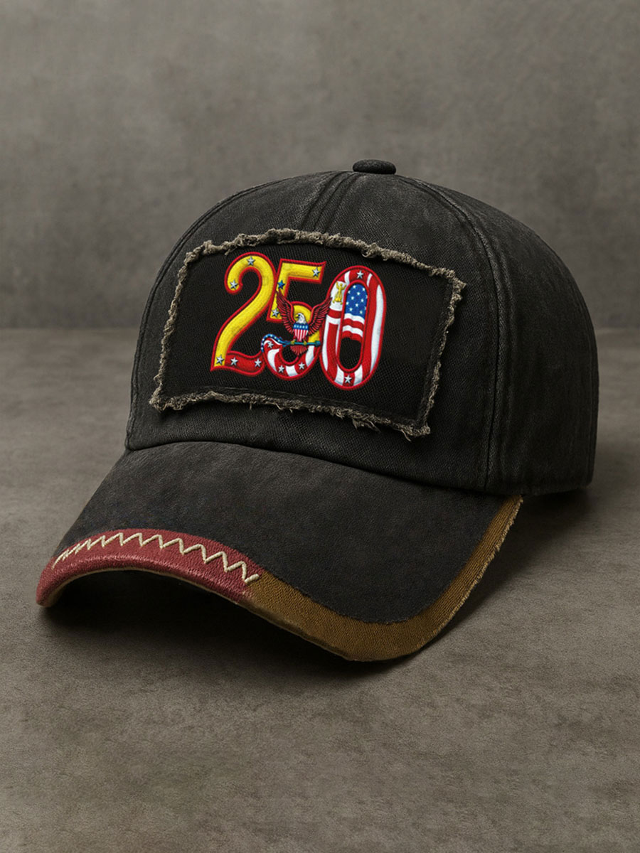250th Anniversary Print Casual Unisex Cap