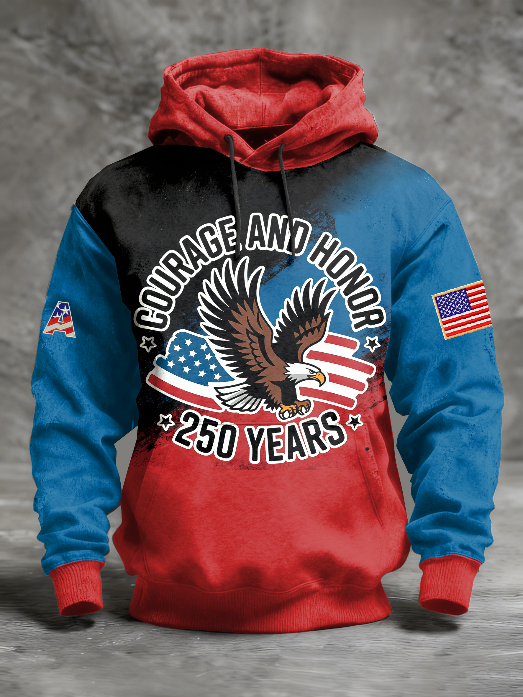 Men's Retro 250th Anniversary Printed Sweatshirt