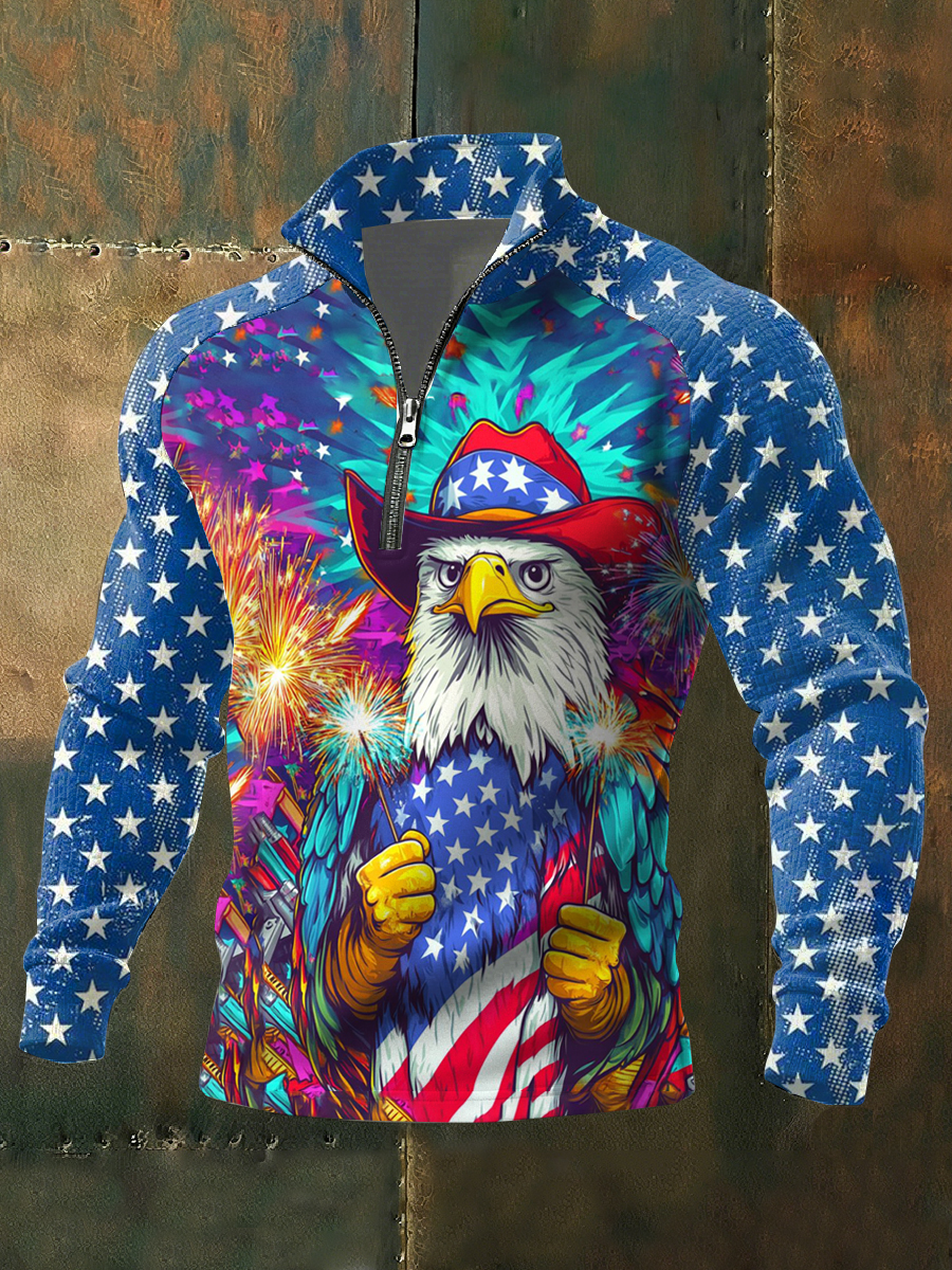 Men's Retro 250th Anniversary Printed Sweatshirt