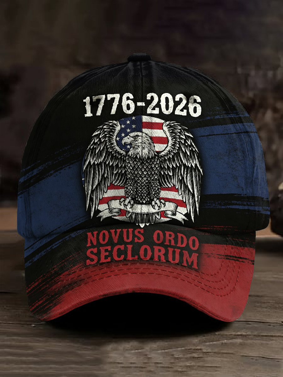 Men's Retro 250th Anniversary Printed Baseball Cap