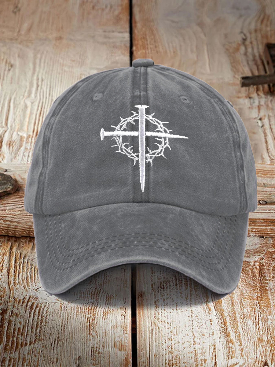 Unisex Cross Faith Print Hat