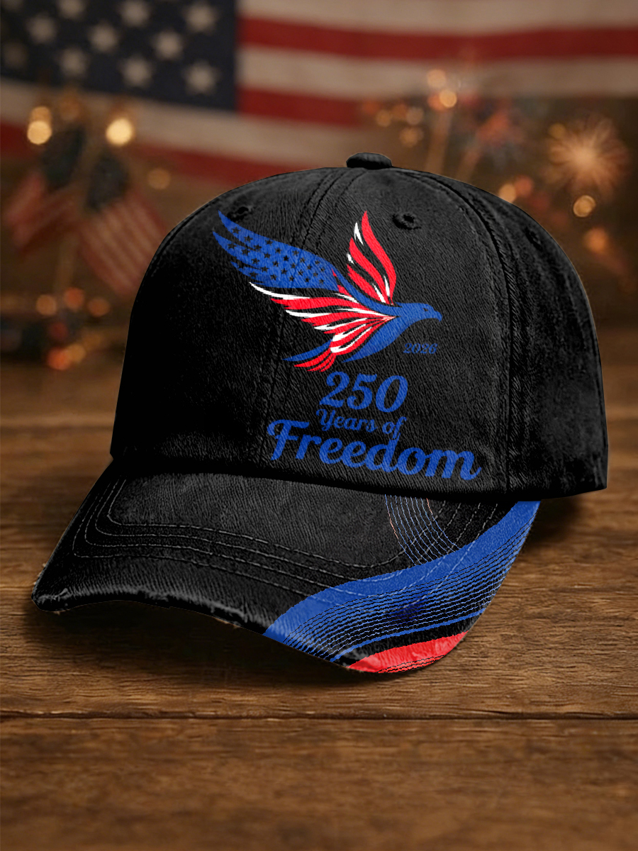 Men's Retro 250th Anniversary Printed Baseball Cap