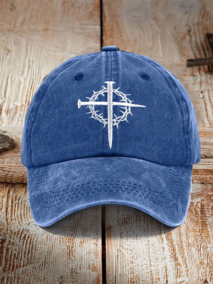 Unisex Cross Faith Print Hat