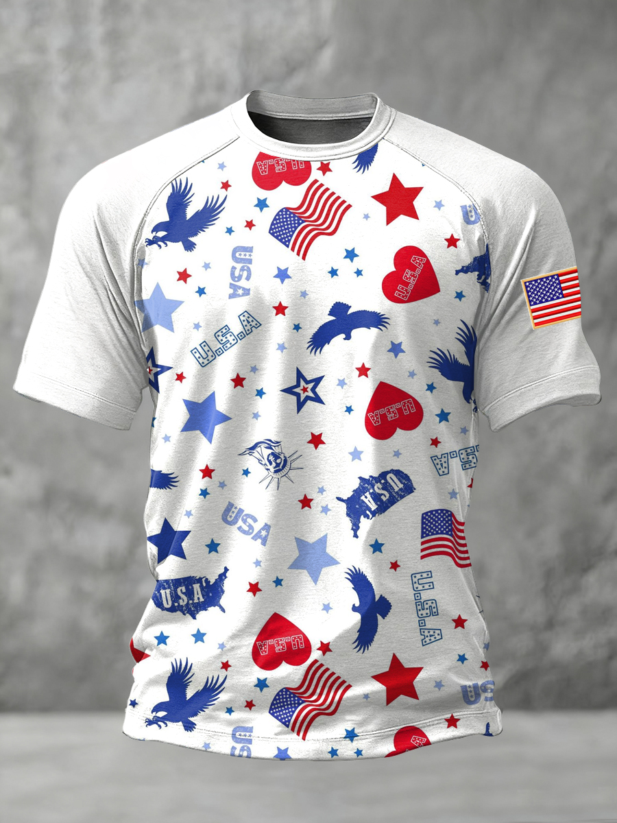 Men's Retro 250th Anniversary Printed T-shirt