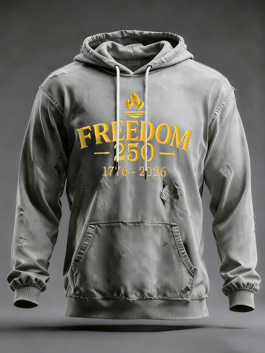 Men's FREEDOM 250 Printed Casual Hoodie
