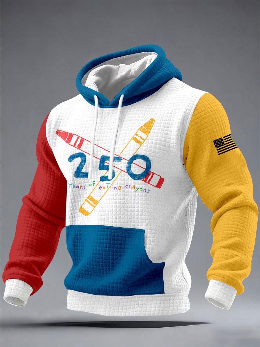 Men's 250 Years Crayon Hoodies