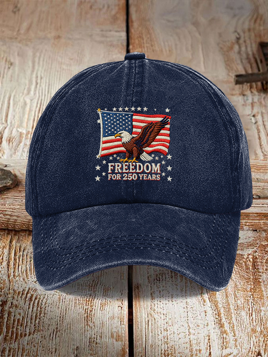Retro 250th Anniversary Eagle Commemorative Baseball Cap