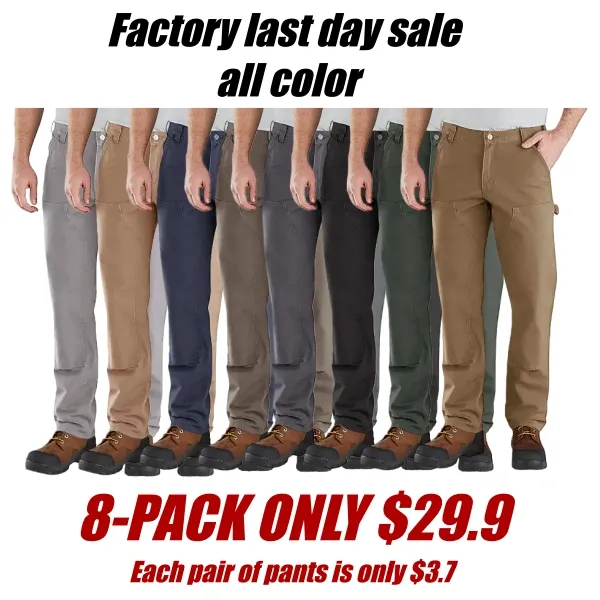 🎉Valentine's Day Special: Free Shipping🚚Relaxed Straight Rugged Flex® Duck Double-Front Dungaree