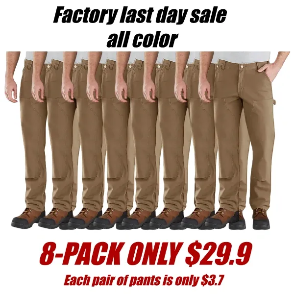 🎉Valentine's Day Special: Free Shipping🚚Relaxed Straight Rugged Flex® Duck Double-Front Dungaree