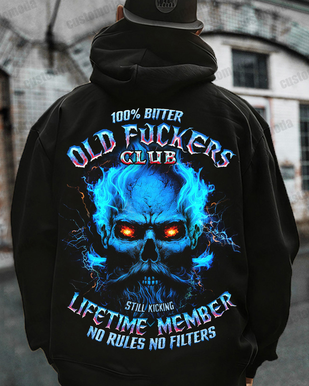 100% Bitter Old Fuckers Club Custom Year Gen X ,Boomer Sweatshirt/T-shirt/Hoodie