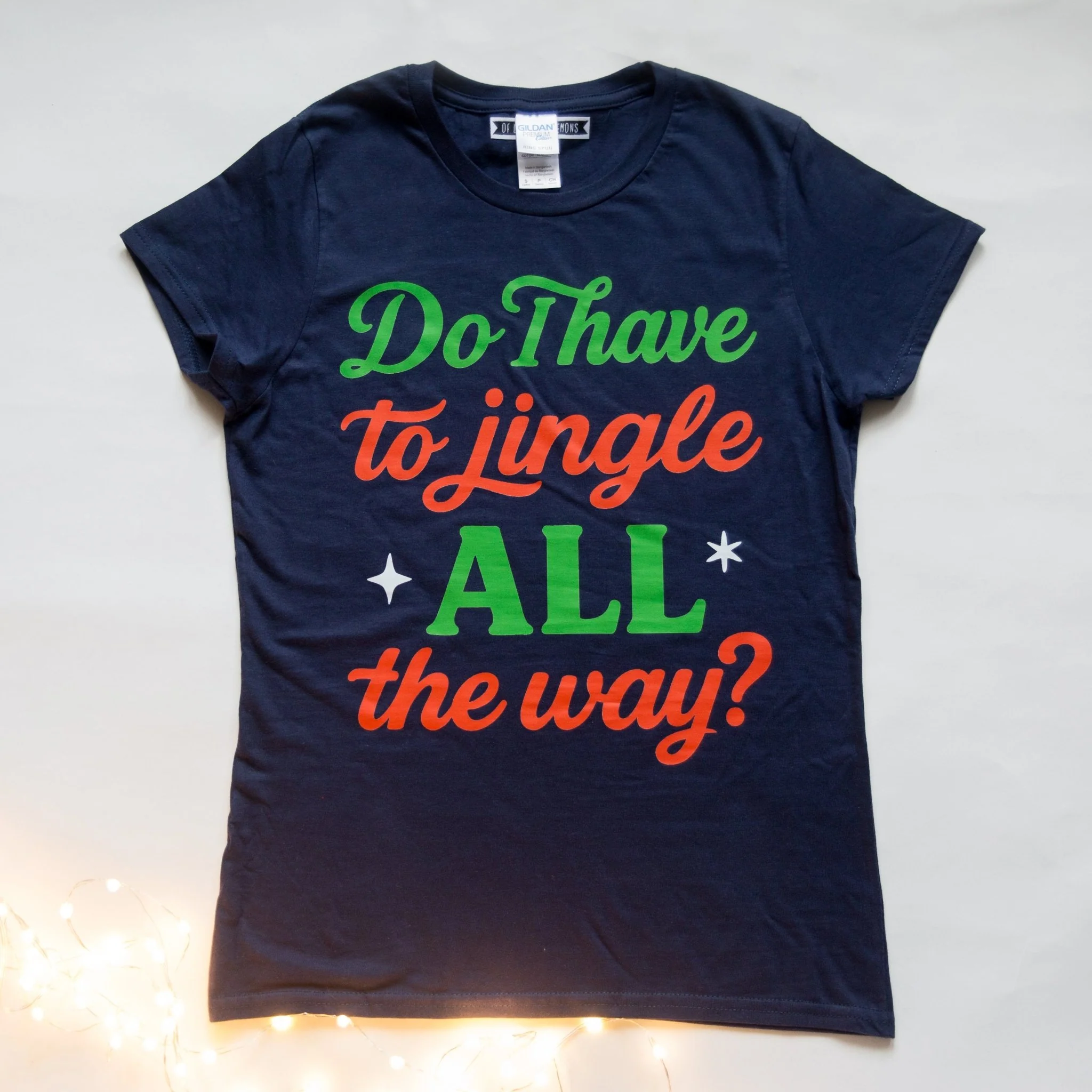 Funny Slogan Ladies Christmas T-Shirt