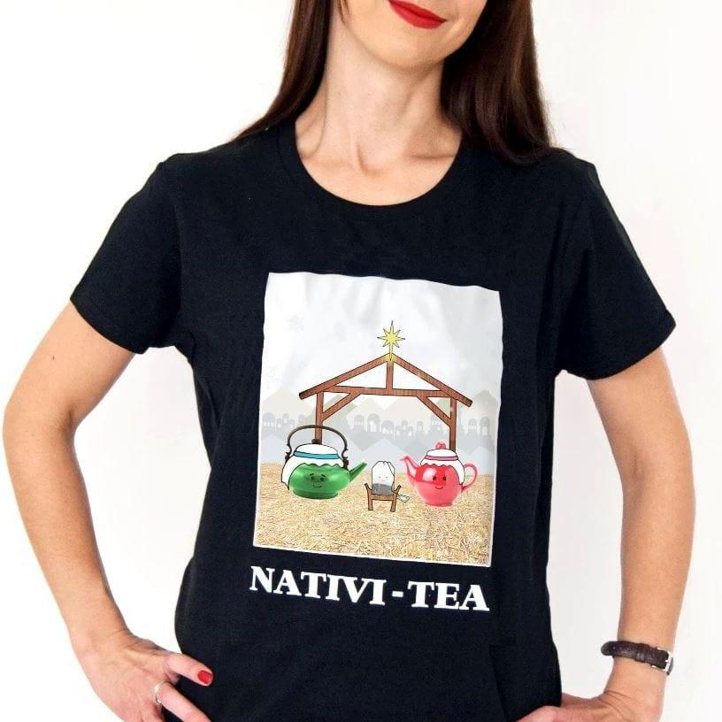 Funny Tea Ladies Christmas T-Shirt