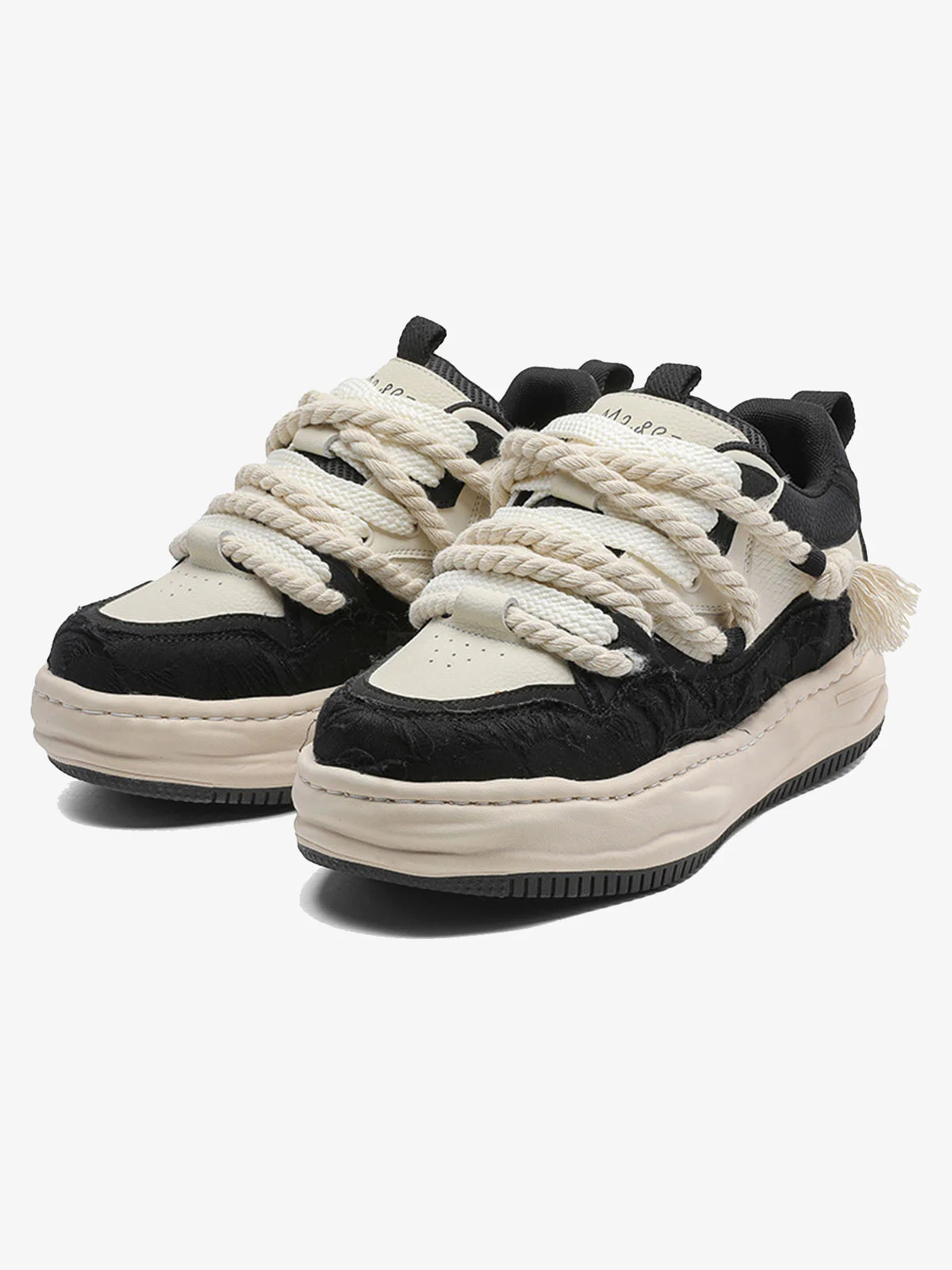 Rope Lace Platform Sneakers