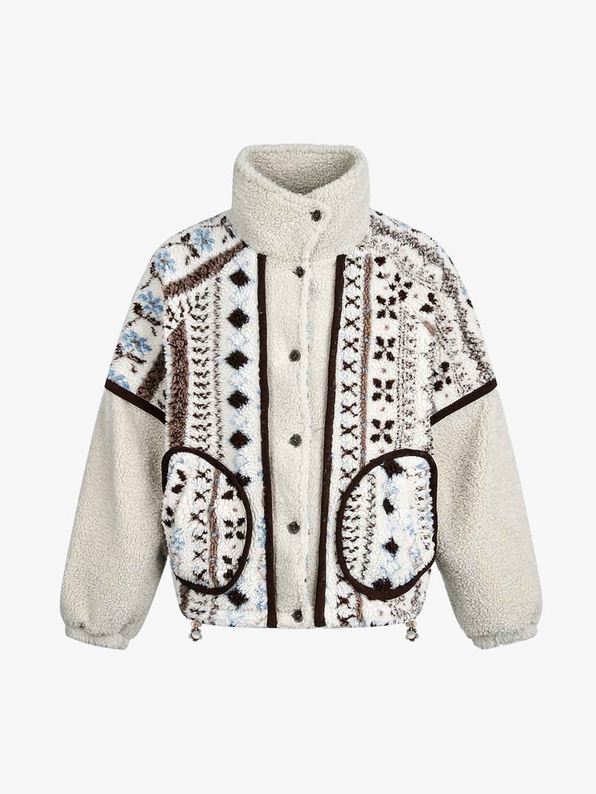 Vintage Shearling Puffer Jacket