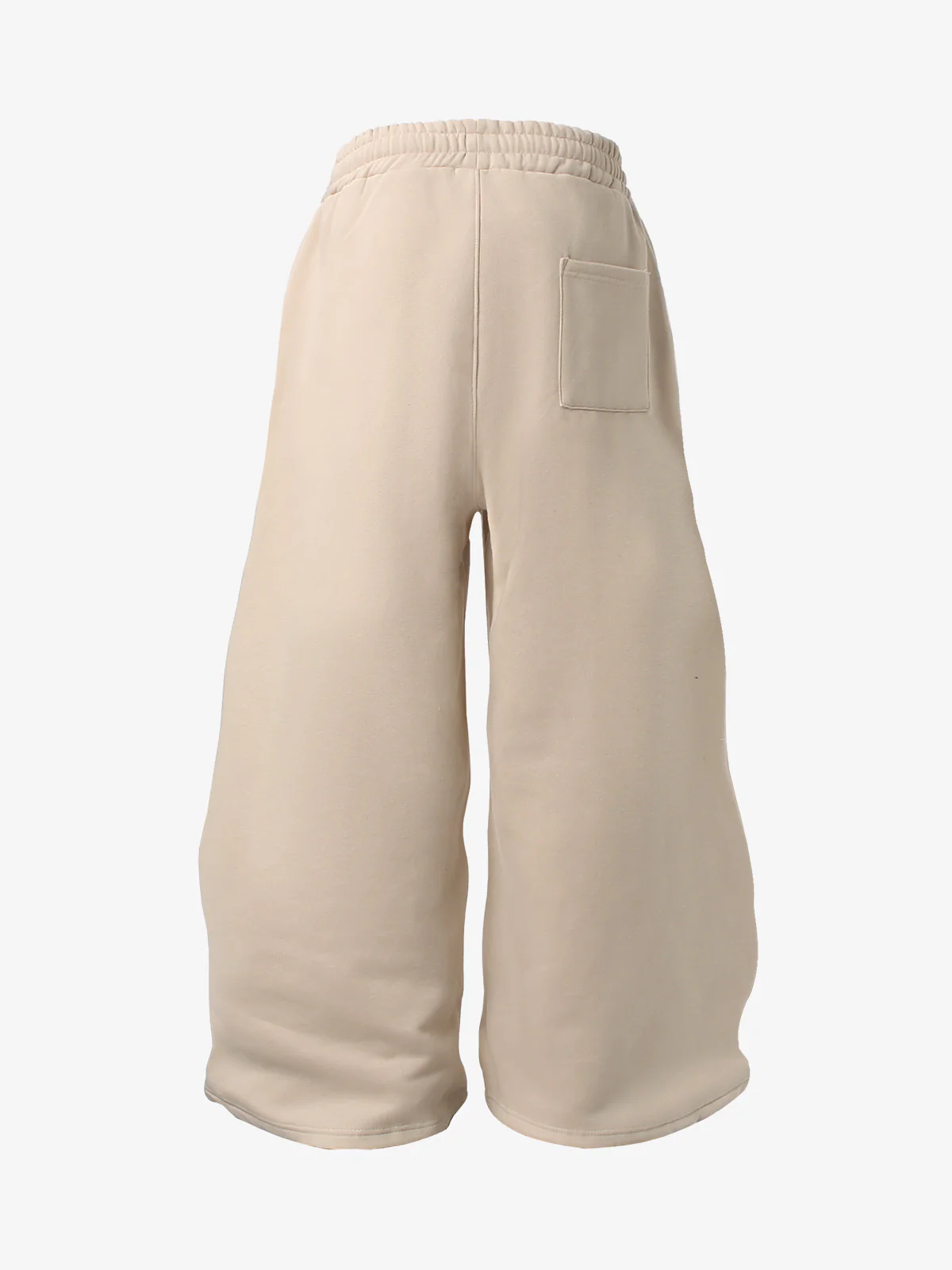 Retro Varsity Soccer Print Fleece-Lined Baggy Sweatpants