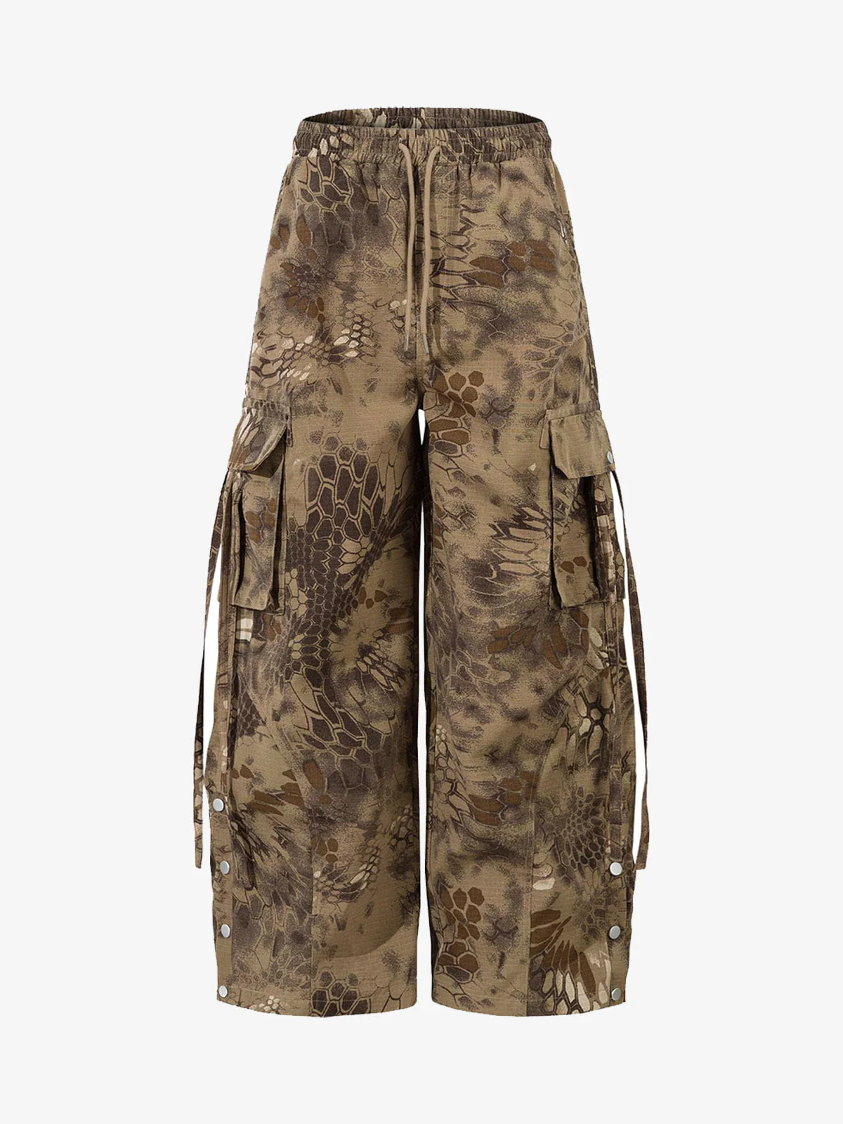 Street Snake Camo Multi-pocket Cargo Pants