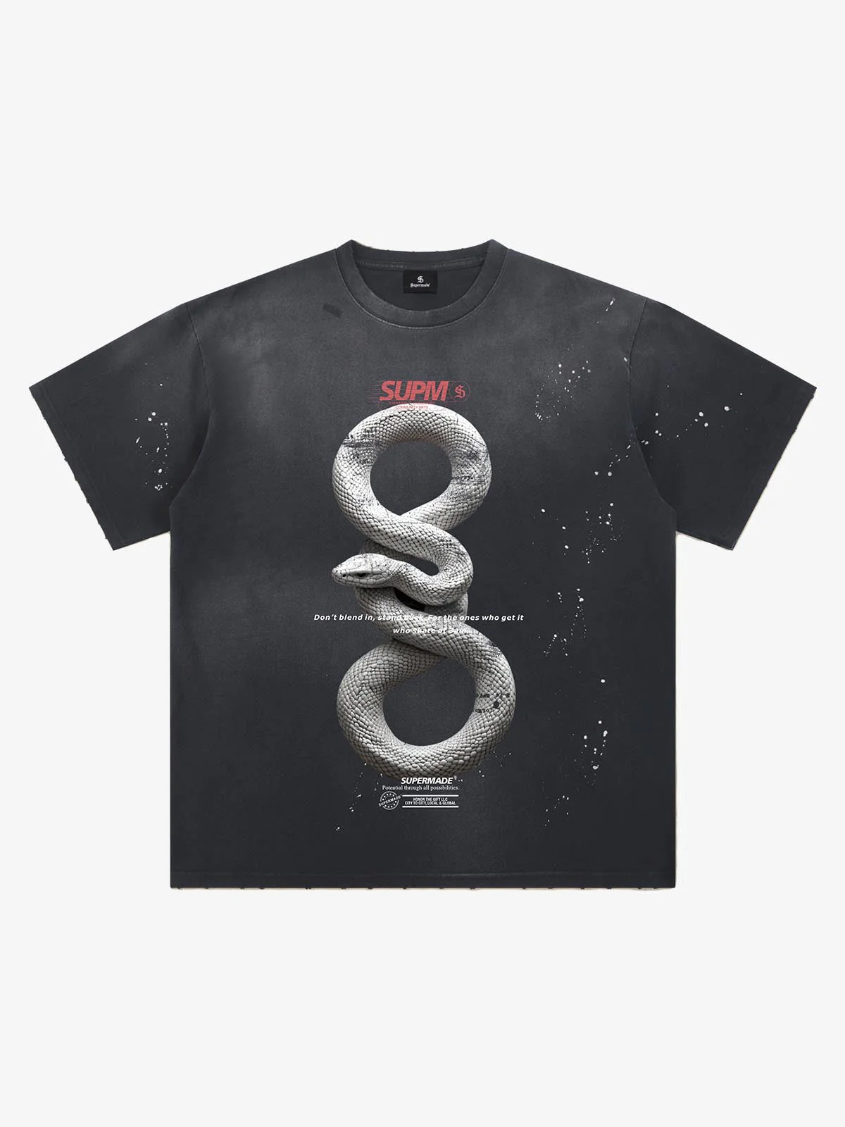 Realistic Snake Graphic T-Shirt