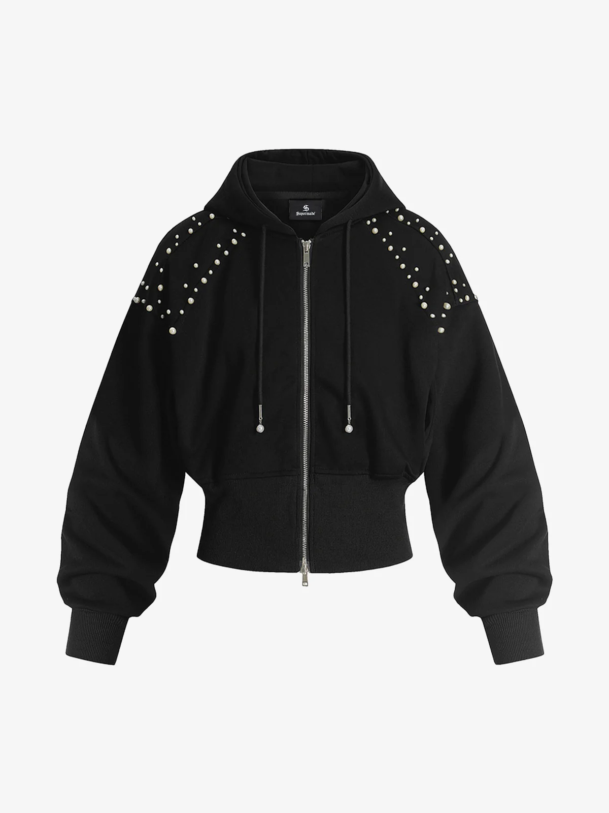 Pearl Design Cropped Jacket