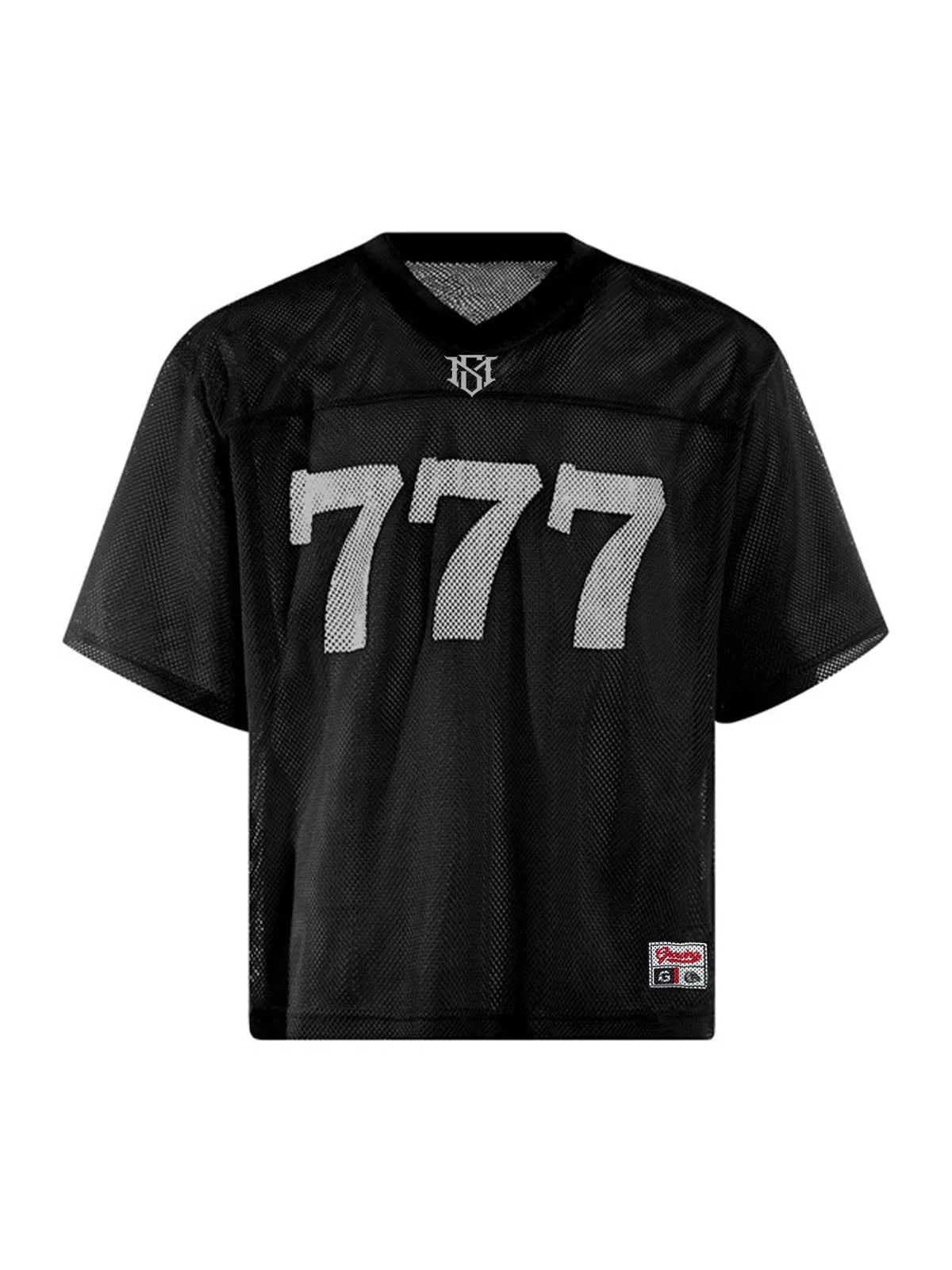 Jersey Letter Print Quick Dry V-neck T-shirt - 2389